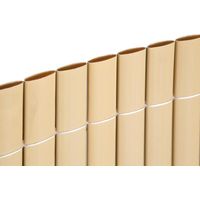 Catral – Tuyau en plastique double face 3x1,5 mètres – Tiges en PVC pour chantiers humides – Couleur canne – Résistant aux UV