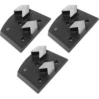 3 Pièces Bloc de Meulage Diamant Flèche Noir Bloc de Meulage Kit Bloc de Ponçage en Béton à Faible Bruit Béton Coupe Agressive Meulage Outils de Polissage
