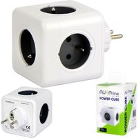 Répartiteur de prises pour multiprise Aura Line Cube 5 prises 16A 230V