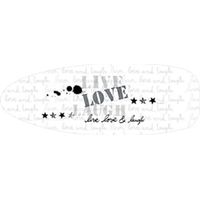 MSV Love-Fodera per asse da stiro in titano/cotone, 145 x 55 cm, colore: multicolore