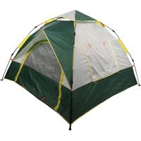 Tente de camping imperméable pour 2 ou 4 personnes, tente automatique à déploiement instantané avec toile d'ombrage, idéale pour les séjours en famille, la randonnée et la plage.