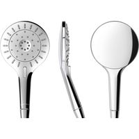 Laufen Accessori doccia - Soffione doccia MyTwin120, 3 getti, cromato HF939029100000