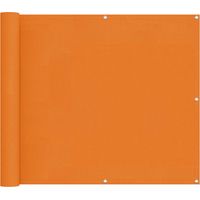 vidaXL Écran de balcon Orange 90 x 200 cm Tissu Oxford