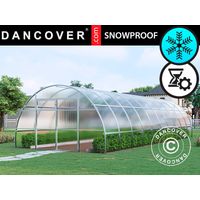 Gewächshaus aus Polycarbonat, Strong NOVA 40m², 4x10m, Silber - Dancover