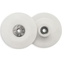 Angle Grinder Pad White 100Mm (4In) 3/8 X 24 Unf
