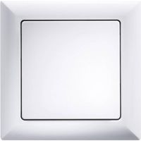 Eltako Obturador brillante moderno blanco 55x55 mm