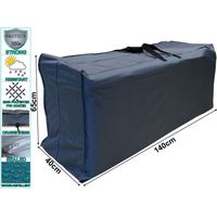 Kissentasche Schutzhülle für 4 Rollliegen / 10 Sessel Auflagen 140x40x65cm