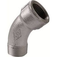 CURVA LUNGA MF 45° ZINCATA Misura: 3/8