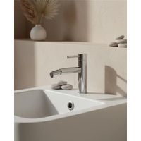 Exagonshop New line miscelatore per bidet in acciaio inox cromo