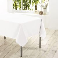 Nappe rectangle "Essentiel" - Blanc - 140 x 250 cm - Livraison gratuite