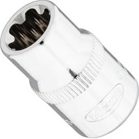 VIGOR Steckschlüsseleinsatz, 3/8 (10 mm) Vierkant hohl, Außen TORX Plus Profil, SW E12+