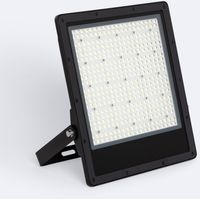 Proiettore LED 200W Regolabile 0-10V 170 lm/W IP65 ELEGANCE Slim PRO Nero 5000K 30º Bianco Freddo