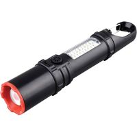 TORCIA LED RICARICABILE 'MAGNUM' 3 W - lm 250 - con laterna laterale