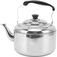 Thé Kettle 5,5 L de grande capacité Anti Rust en acier inoxydable Adhésion confortable pour faire une cuisinière à gaz induction-Crezuo