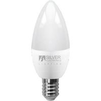 Bombilla LED Vela Silver Electronics 1977314 E14 6W 600lm 3000K