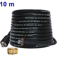 10M High Pressure Washer Hose Cord Pipe CarWash Hose Water Cleaning Extension Hose M22-Pin 14/15 for Karcher Elitech Interskol Huter