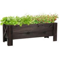 Carré potager easycomfort raised garden bed drainage élevé
