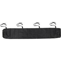 Copertura antipolvere per tenda da sole, copertura protettiva per tenda da sole, borsa protettiva per tenda da sole, con coulisse, per esterni, giardino e patio (dimensioni: 4,5 m, colore: nero)
