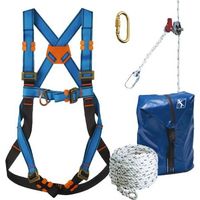 Ausrüstung für Absturzsicherung: Dachdecker-Set Ht22 Stofor Seil 10m M10 Tasche