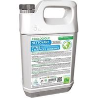 Nettoyant Vitres Professionnel Ecolabel Europeen Pret a l'Emploi - Bidon Recyclable 5L - Sans Traces - Miroirs Plexiglass Contact Alimentaire