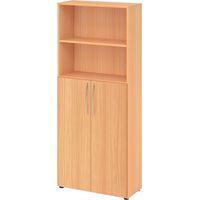 bümö basic Regalschrank - 5 Ordnerhöhen Buche