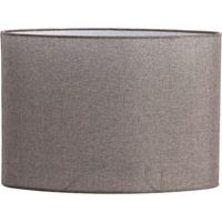 Light & Living - abat-jour - Branfo - marron - textile - E27 -