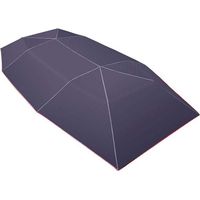 Parasol universal para coche, impermeable, con protección UV, 4,2 x 2,1 m, azul-crezuo