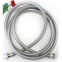 TUBO Carico Lavatrice lavastoviglie cm 250 3/4 FF trecciato inox Made in Italy.