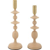 Bougeoir en métal Gemini (Lot de 2)