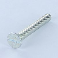 Vis métaux Tête fraisée Fendue M1.6X10 Acier brut microvis-10 pièces