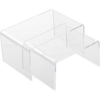 présentoirs transparents pour produits pour bébés et chaussures d'enfants, supports pour magasins de détail-15X10.5X8CM