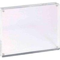 Foto-Rahmen Modern transparent 9 cm x 11,5 cm