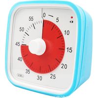 mod Sprint Edition 60 Minute Visual Timer For Kids Classroom Learning, Homeschool Tool, Teachers Desk Clock And Office Meetings (sky Blue)