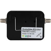 Détecteur de Satellite avec Écran LCD Noir et Indicateur Lumineux Jaune, Alimentation 13-18V DC