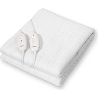 Todeco – Surmatelas chauffant double XXL 160 x 140 cm – 2 commandes – 3 niveaux de température 35/40/55°C – Système de sécurité – Lavable