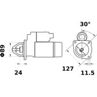 demarreur is0685 belarus avto 12v 3,0kw -