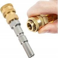 Ersatz-Adapter JetLink SteelConnect – Schnellkupplung 1/4" Edelstahl Set Messing Kompatibel mit Nilfisk
