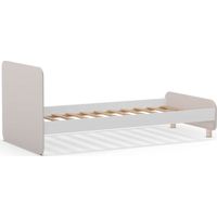 Cama juvenil modelo Noelia acabado crema/cera blanca, 45/90cm(alto) 106.5cm(ancho) 195.4cm(fondo)