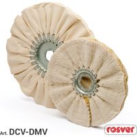 ROSVER DCV DISCO DISCHI VENTILATI IN COTONE PER LUCIDATURA A SPECCHIO METALLI - 150 mm - 8F