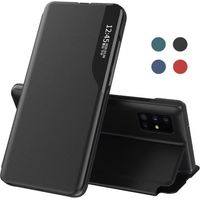 Coque Samsung A71 5G, Housse Protection intérieure en PC en cuir Givré de Haute Qualité Étui Pour Samsung Galaxy A71 5G (Noir)
