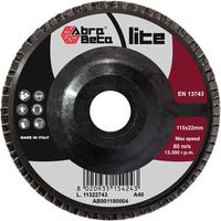 DISCO LAMELLARE AL CORINDONE 'LITE' ABRA BETA Ø 115x22 mm -