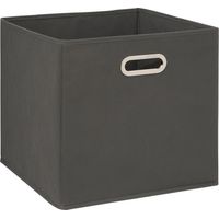 Boîte de rangement Gris anthracite 31 x 31 cm - Five