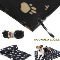 TrAdE Shop Traesio - Coperta Plaid In Pile Copri Divano O Coprisedile Per Cani E Gatti Paw 50 X 70 -
