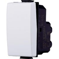 Interruttore unipolare 1P 16A compatibile Bticino Matix colore bianco