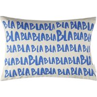 TOM TAILOR funda de cojín BLABLA - 1 unidad 60x40 cm, Azul