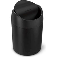 Simplehuman - Papelera de escritorio, 1,5 l, negro mate CW2100