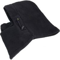 Scaldacollo, cappello, sciarpa, passamontagna in pile, nero