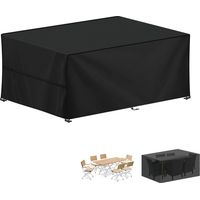 Cover Garden Furniture Protective Cover for Garden Tables, 200 x 100 x 75 cm, Lounge Furniture Cover, Waterproof Lounge Sofa Tarpaulin, Winterproof, 420D Oxford Cover for Tables, Chairs, Sofas