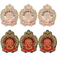 6 autocollants tissu badges tendance, stickers personnalisés pour sac à dos et casque