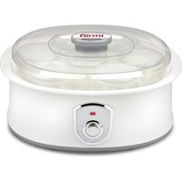Girmi YG0300 Yaourtière blanche 7 pots verre 180ml